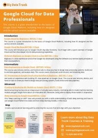 Google Cloud for data Professionals Flyers 200x282